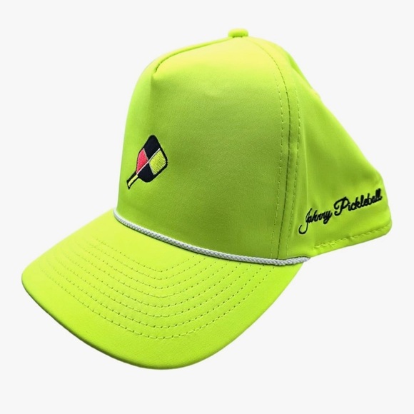 Neon Johnny Pickleball Paddle Logo Rope Hat Unisex - Picture 3 of 7
